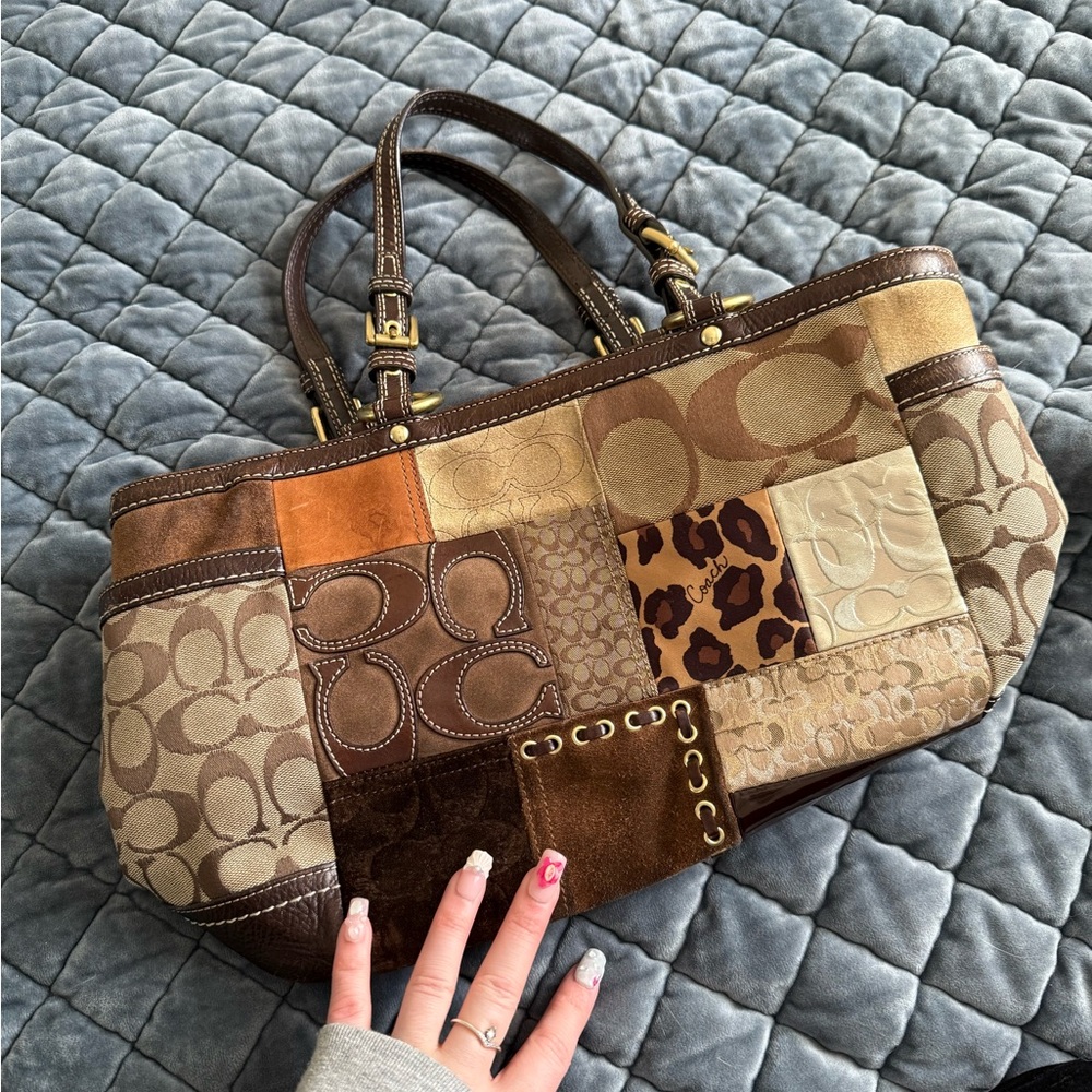 Coach Patchwork Tote bag - Picture 3 of 8
